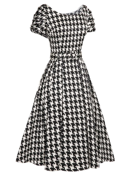 Hahnentritt Kleid