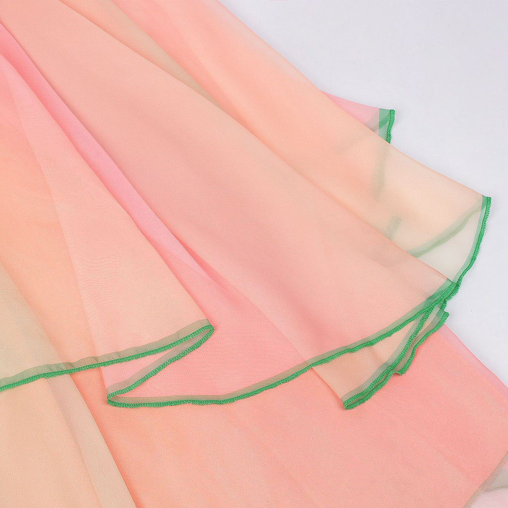 2PCS Rosa 1970er Böse Hexe Glinda Top & Rock Set