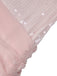1980er Solide Pailletten Patchwork Mini Kleid