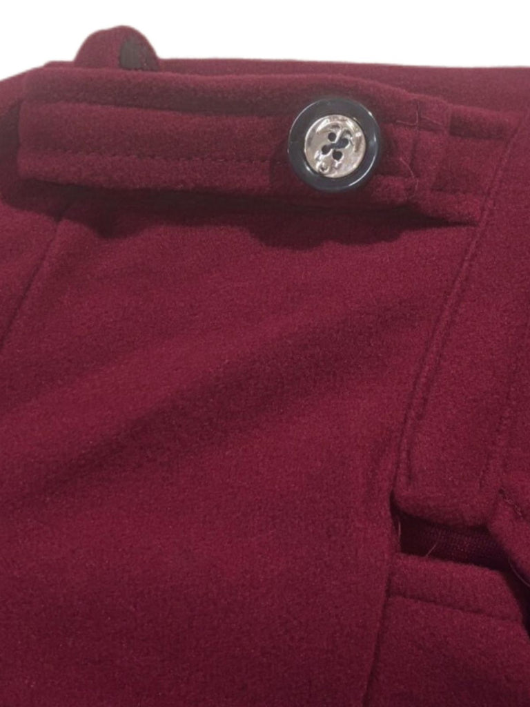 [Vorverkauf] 1940er Kunstwolle Gekerbter Kragen Lang Mantel