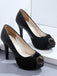 Peep Toe Knot Stilettos High Heels