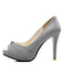 Peep Toe Knot Stilettos High Heels