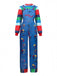 1940er Chucky-Puppe Streifen Latzhose Cosplay Set