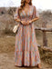 Paisley-Kleid im Vintage-Stil der 1940er Jahre mit V-Ausschnitt – Vintage-Kleid, Retro-Mode