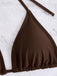 1940er Uni Halter Bikini Set & Häkel Cover-Up