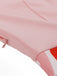 50er Swingkleid mit Farbblock und Erdbeere
