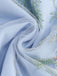 50er Kleid mit Blumen und Stickerei