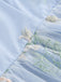 50er Kleid mit Blumen und Stickerei