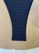 Goldes 60er Bikini-Set mit Triangle und gerippt