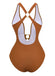 Geraffter Badeanzug mit Kordelzug aus den 1960er Jahren – Vintage-Badeanzug im Pin-up-Stil