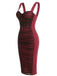 Weinrotes, figurbetontes Kleid im Stil der 1960er-Jahre mit Farbblock-Design und Raffungen aus Mesh – Vintage-Kleid, Retro-Mode, elegantes Rot