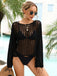 60er Beach Strick- & Cover-Up mit Häkelarbeit