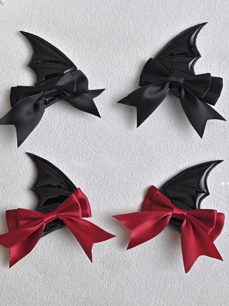 Vintage Gothic Bogen Leder Haarspange