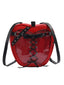 Gothic Apfel Korsett Bogen Leder Umhängetasche Tasche