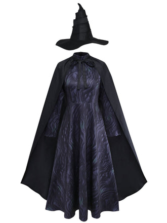 1940er Böse Hexe Elphaba Halloween Cosplay Cape Set