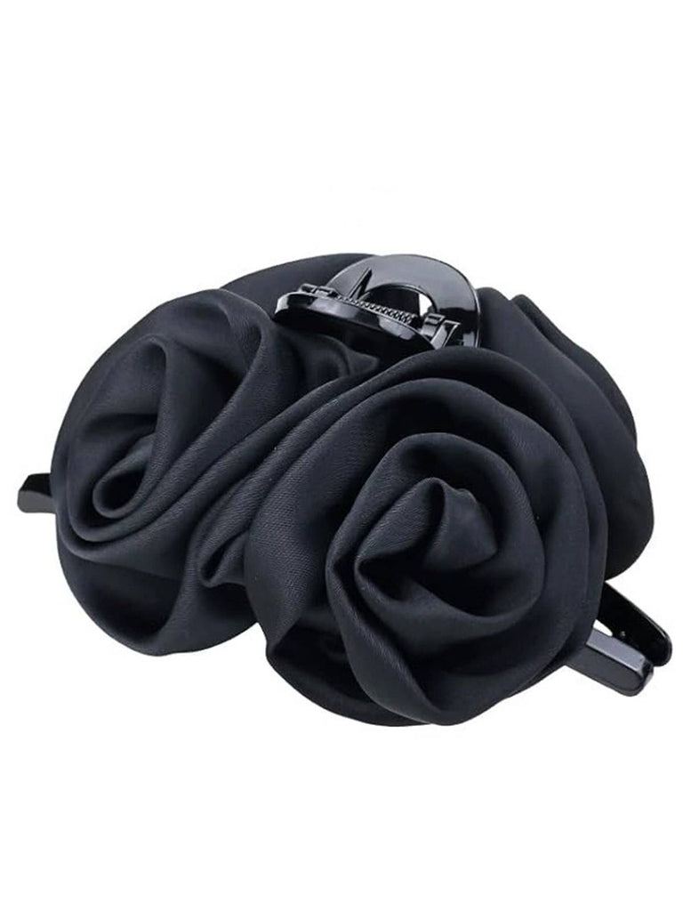 Valentinstag 3D Rosen Satin Haarklammer
