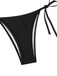 1960er Solide Gerafft Halter Schnürung Bikini Set
