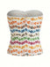 00er Top mit Blumen und Schleife