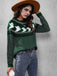 1980er Halloween Boo Polka Dot Gestrickter Pullover