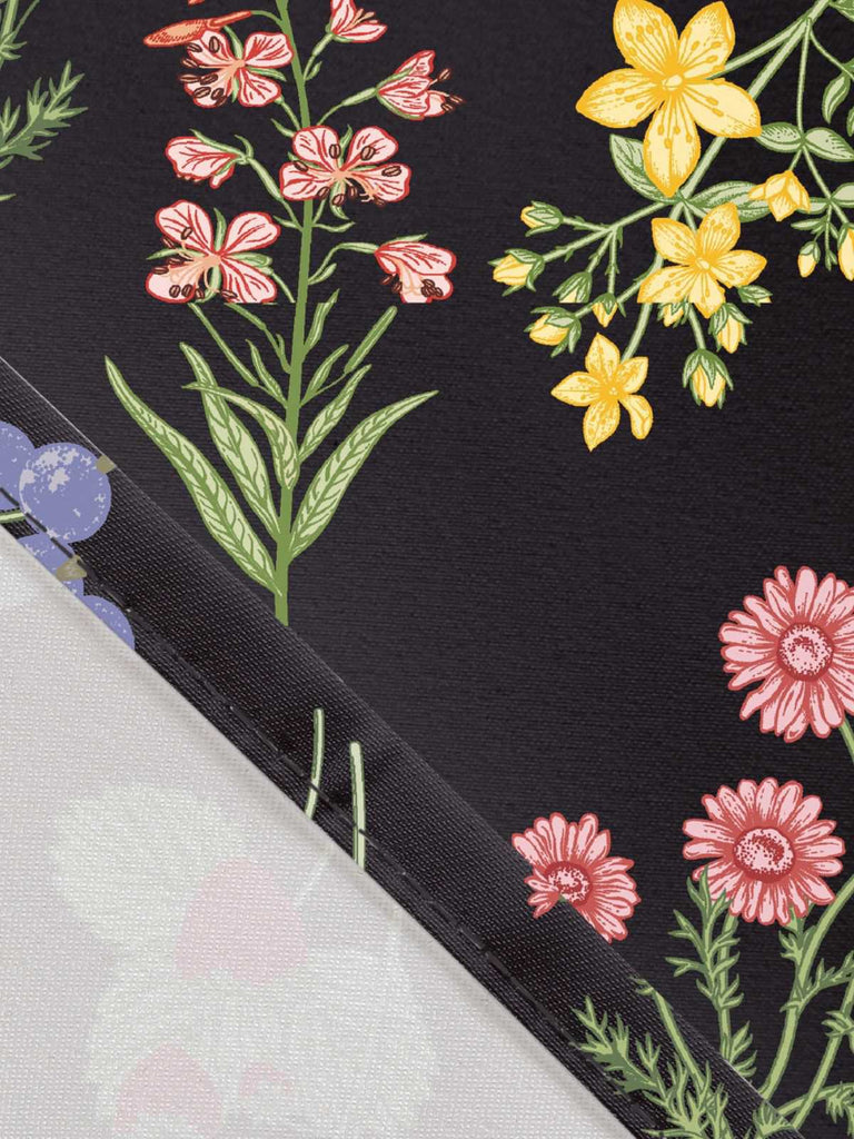 1950er Träger Blumen Schnürung Korsett Kleid