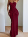 1930er Solide Schnürung Trägerlos Maxi Kleid