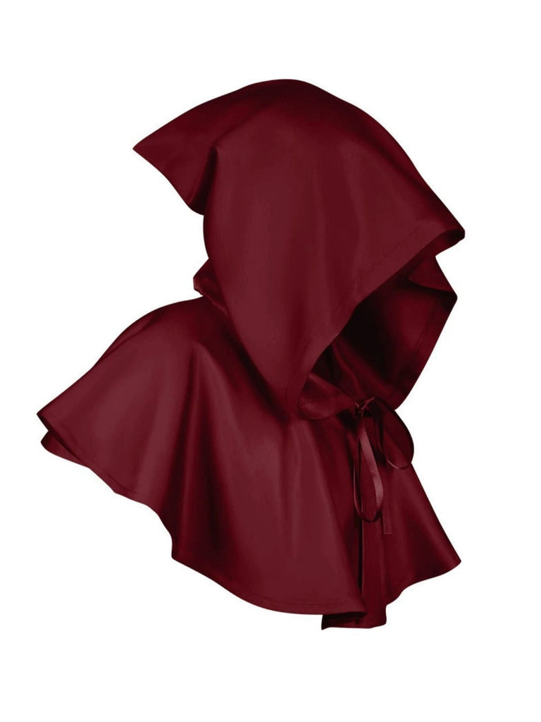 Vintage Solide Halloween Hooded Sensenmann-Umhang