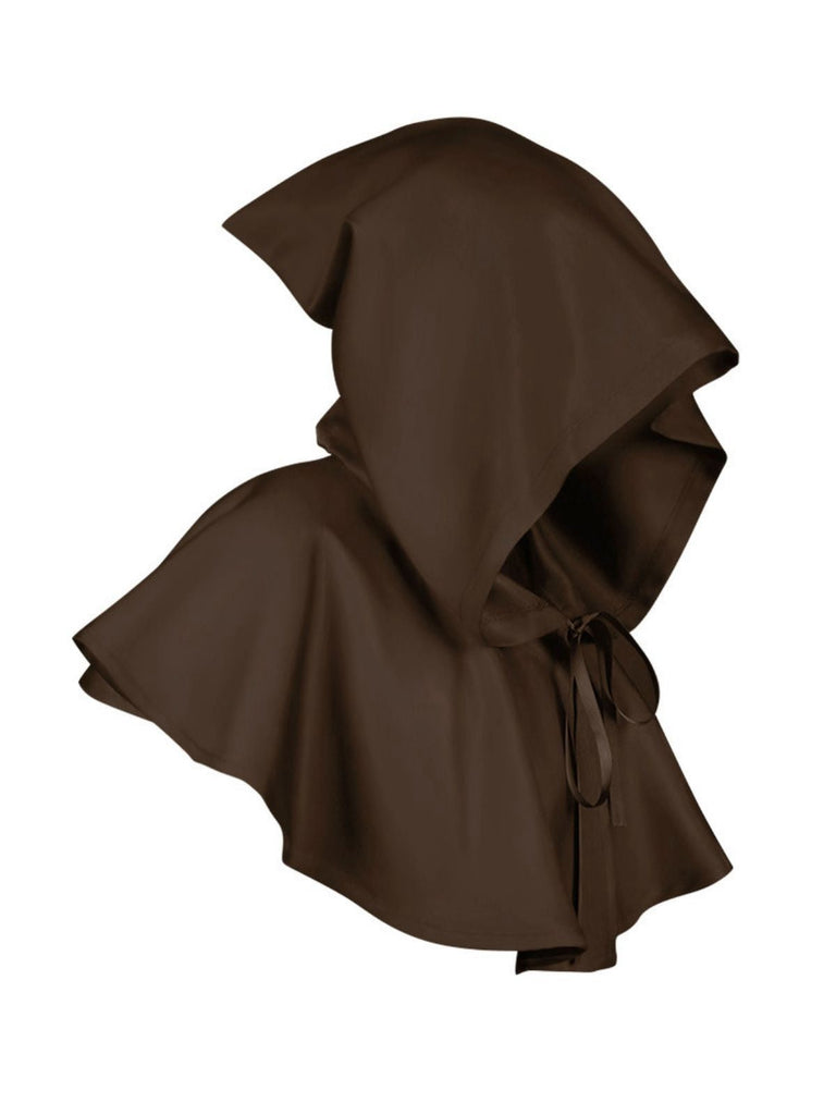 Vintage Solide Halloween Hooded Sensenmann-Umhang