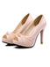 Peep Toe Knot Stilettos High Heels