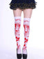 Halloween Gothic Blut Over-Knee Socken