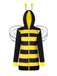 Gelb 1960er Streifen Biene Cosplay Hooded Kleid