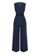 2PCS 1960er Ärmellos Weste & Gürtel Taille Hose