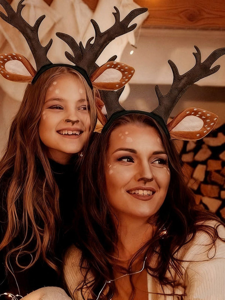 Braun Weihnachten Ren Haarband mit Ohren