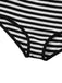 3PCS 1980er Streifen Bikini Set & Durchsichtig Cover-Up Tank