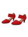 Solide Spitze Wildleder Kitten Heels