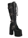 Schwarz Stern Taste Gothic Platform High Heels Stiefel