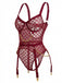 1970er Riemchen Ketten Akzente Durchsichtig Netz Lingerie