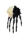 Schwarz Halloween Rose Skeleton Hand-Haarspange