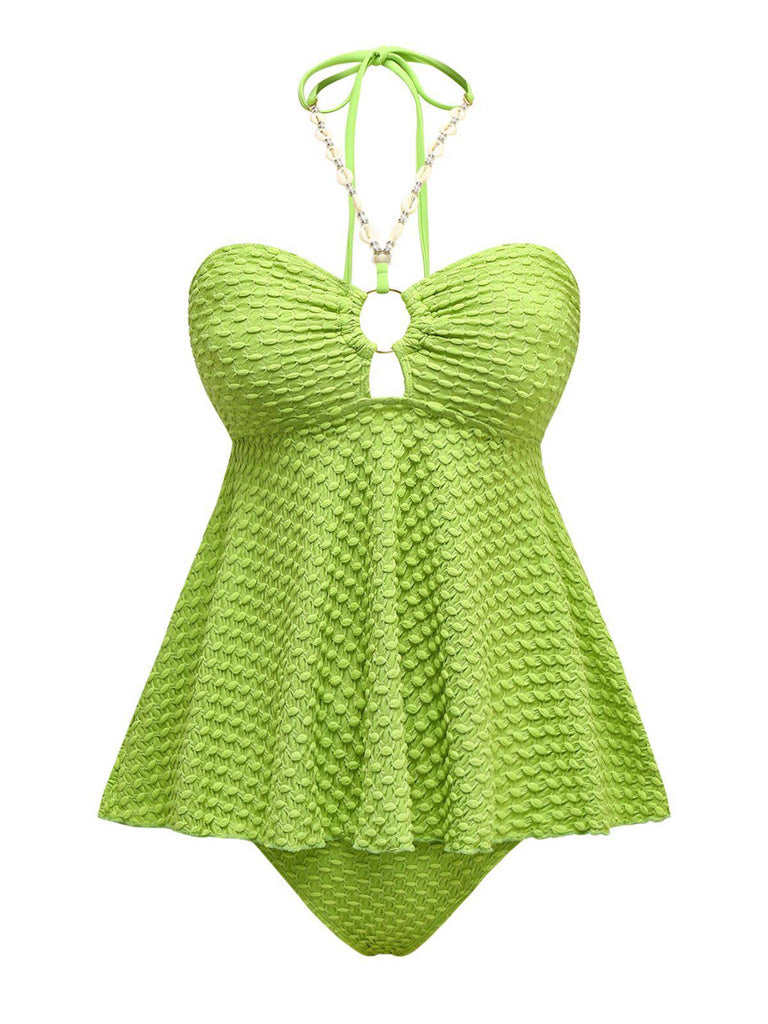 1940er Muschel Kette Schnürung Halfter Bademode