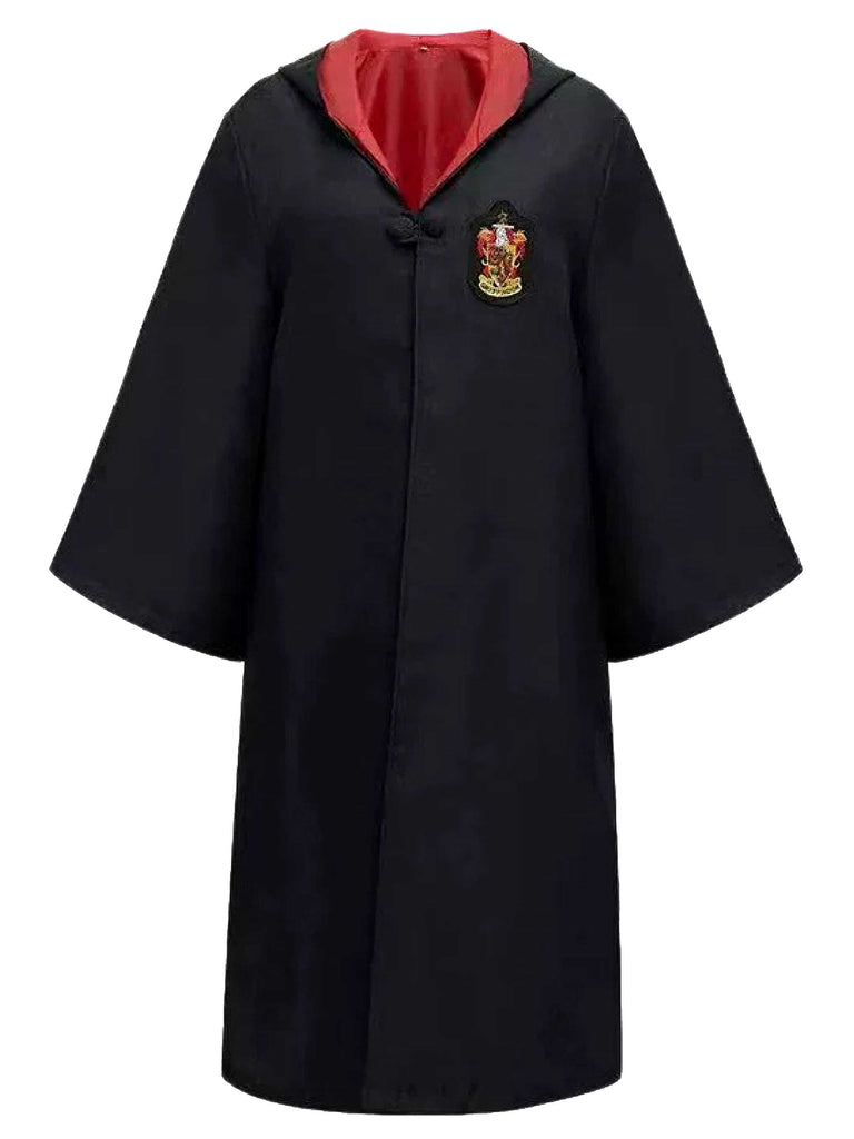 1970er Halloween Zaubererschule Kapuze Robe Kostüm Set