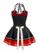 1970er Halter Halloween Queen Of Hearts Pailletten Kostüm