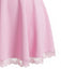 1960er Spitze Karree Ausschnitt Rückenfrei Kleid