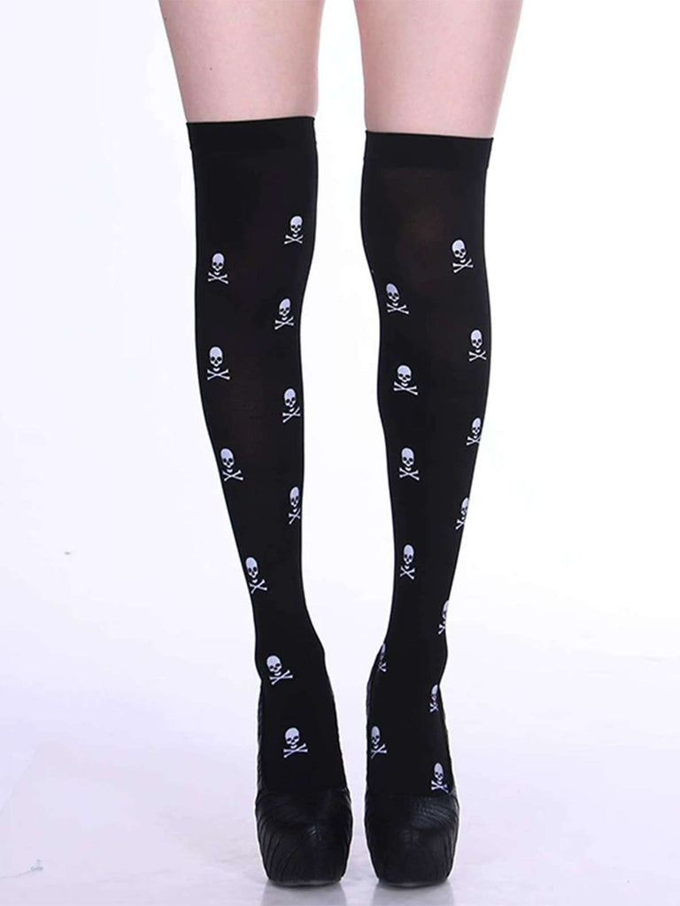 Halloween Gothic Blut Over-Knee Socken