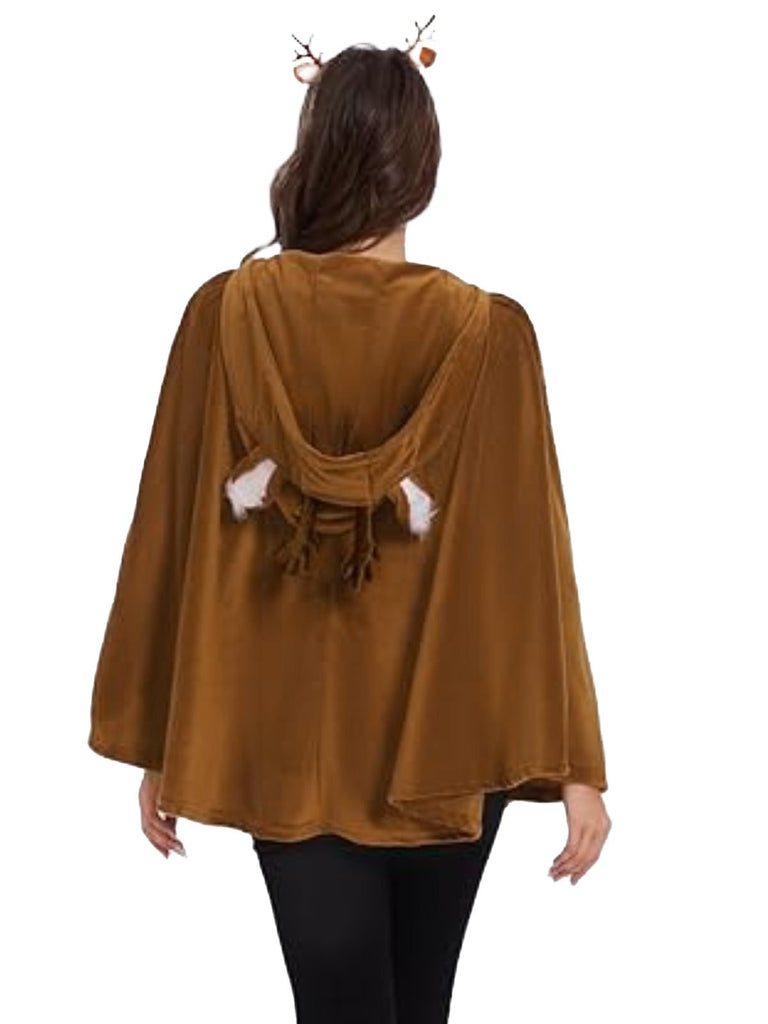 Braun 1940er Weihnachten Waldhirsch Cape