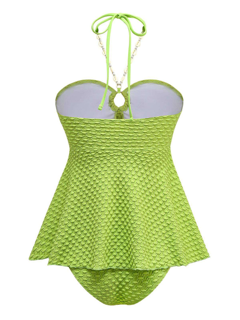 1940er Muschel Kette Schnürung Halfter Bademode