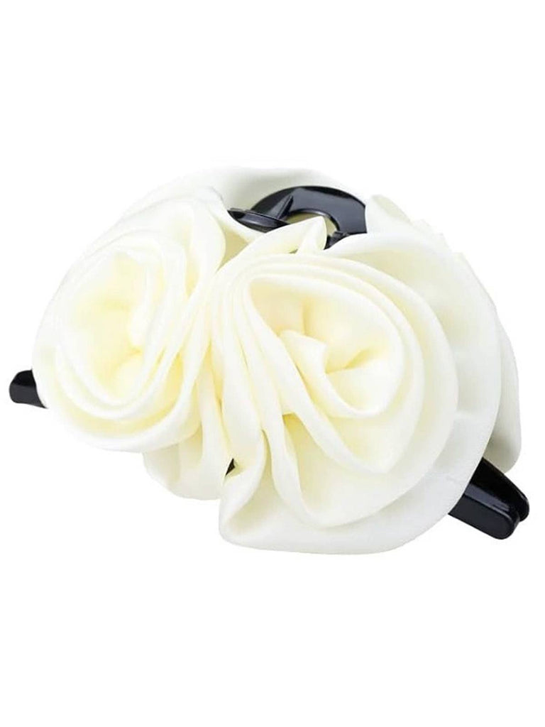 Valentinstag 3D Rosen Satin Haarklammer