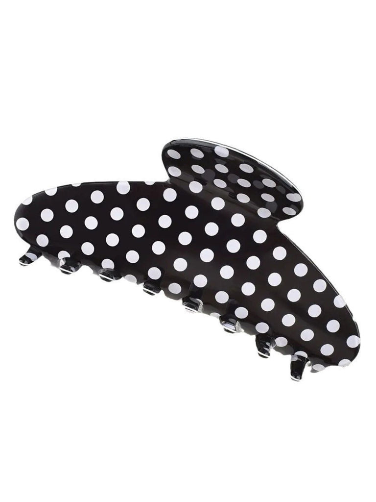 PVC Polka Punkte Valentinstag Hai Haarklammer