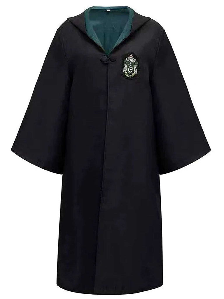 1970er Halloween Zaubererschule Kapuze Robe Kostüm Set