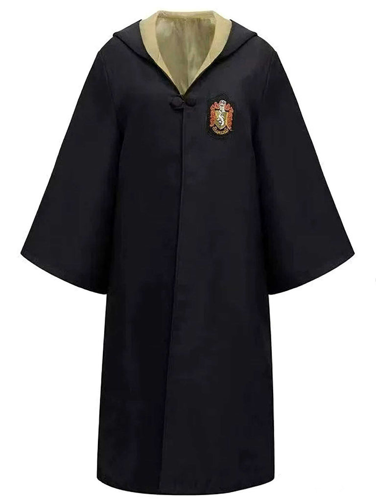 1970er Halloween Zaubererschule Kapuze Robe Kostüm Set