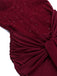 1930er Solide Schnürung Trägerlos Maxi Kleid