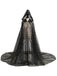Halloween Gold Foil Hooded Lang Train Cape